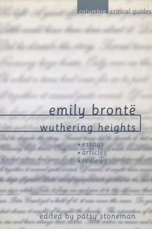 Emily Bront?: Essays. Articles, Reviews de Patsy Stoneman