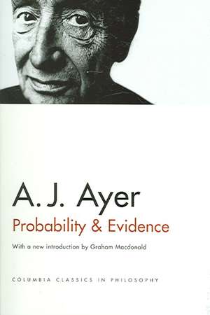 Probability and Evidence de A Ayer