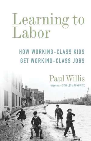 Learning to Labor – How Working–Class Kids Get Working–Class Jobs de Paul Willis