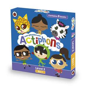 Actiphons Level 2 Box 1: Books 1-8 de Ladybird