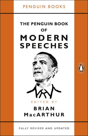 The Penguin Book of Modern Speeches de Brian MacArthur