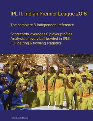 IPL 11 de Simon Barclay