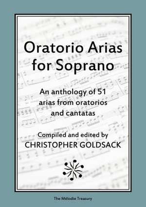 Soprano Oratorio Anthology de Christopher Goldsack