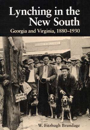 Lynching in the New South: Georgia and Virginia, 1880-1930 de W. Fitzhugh Brundage