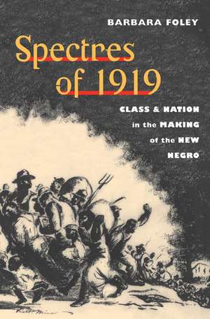 Spectres of 1919: Class and Nation in the Making of the New Negro de Barbara Foley