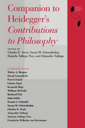 Companion to Heidegger`s Contributions to Philosophy de Charles E. Scott