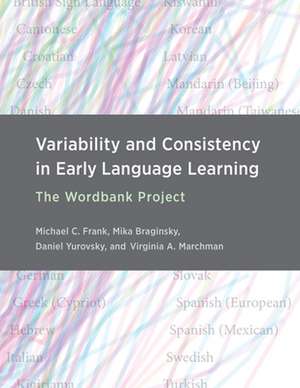 Variability and Consistency in Early Language Learning de Michael C. Frank