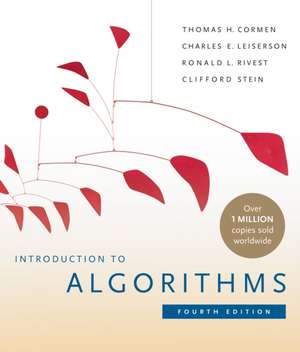 Introduction to Algorithms de Thomas H. Cormen