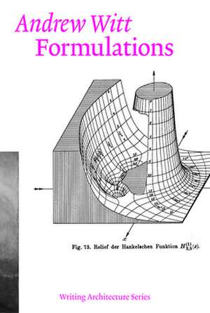 Formulations: Architecture, Mathematics, Culture de Andrew Witt