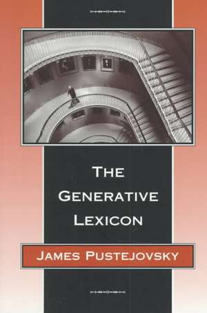 The Generative Lexicon de James Pustejovsky