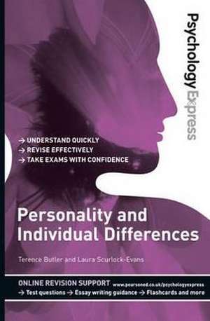 Psychology Express: Personality and Individual Differences de Laura Scurlock-Evans