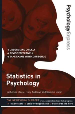 Psychology Express: Statistics in Psychology de Ann Bicknell