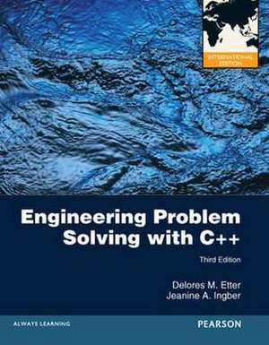 Engineering Problem Solving with C++ de D. M. Etter