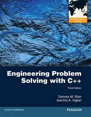 Etter, D: Engineering Problem Solving with C++