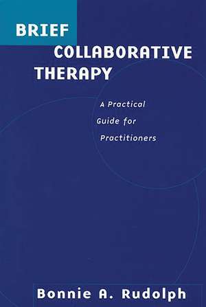 Brief Collaborative Therapy: A Practical Guide for Practitioners de Bonnie Rudolph