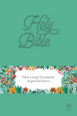 NLT Holy Bible: New Living Translation Teal Soft–tone Edition, British Text Version de Spck