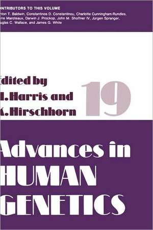 Advances in Human Genetics de Harry Harris