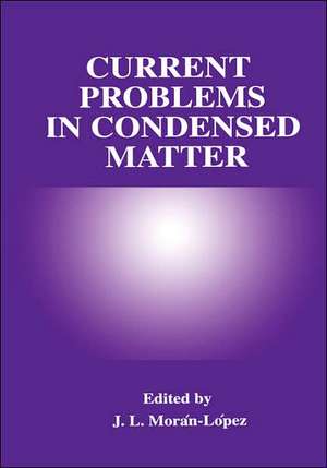 Current Problems in Condensed Matter de J.L. Morán-López