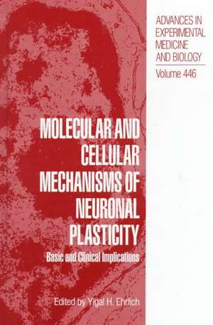 Molecular and Cellular Mechanisms of Neuronal Plasticity: Basic and Clinical Implications de Yigal H. Ehrlich