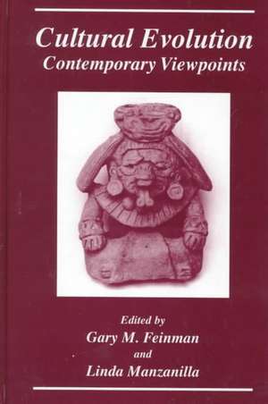 Cultural Evolution: Contemporary Viewpoints de Gary M. Feinman