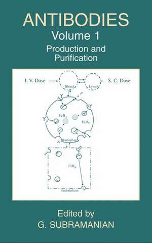 Antibodies: Volume 1: Production and Purification de G. Subramanian