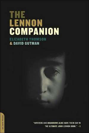 The Lennon Companion de Elizabeth Thomson