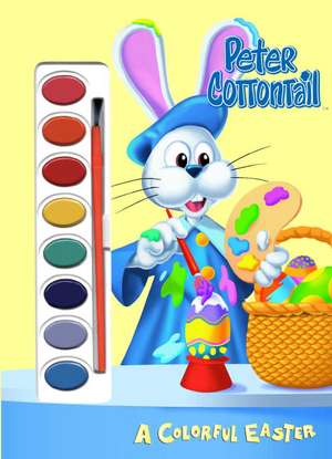 A Colorful Easter (Peter Cottontail) [With Brush & Paints] de Golden Books