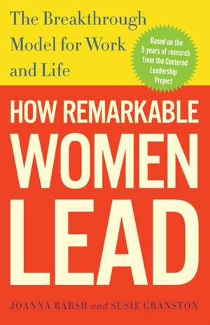 How Remarkable Lead de Joanna Barsh