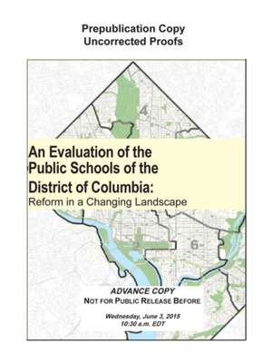 An Evaluation of the Public Schools of the District of Columbia de National Research Council