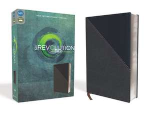 NIV, Revolution Bible, Leathersoft, Gray/Navy: The Bible for Teen Guys de Livingstone Corporation