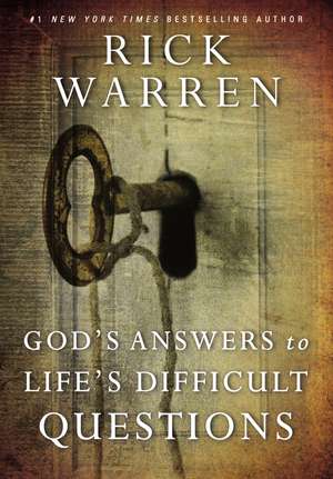 God's Answers to Life's Difficult Questions de Rick Warren