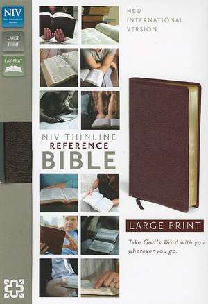 Thinline Reference Bible-NIV-Large Print de Zondervan Bibles