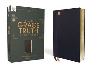 NASB, The Grace and Truth Study Bible (Trustworthy and Practical Insights), Leathersoft, Navy, Red Letter, 1995 Text, Comfort Print de R. Albert Mohler, Jr.