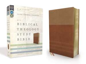 NIV, Biblical Theology Study Bible (Trace the Themes of Scripture), Leathersoft, Tan/Brown, Comfort Print: Follow God’s Redemptive Plan as It Unfolds throughout Scripture de D. A. Carson