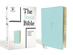 The Jesus Bible, NIV Edition, Leathersoft, Blue, Comfort Print de Passion Publishing