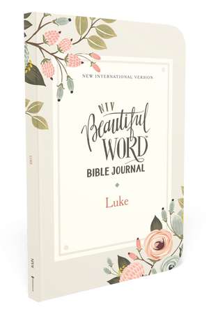 NIV, Beautiful Word Bible Journal, Luke, Paperback, Comfort Print de Zondervan