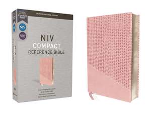 NIV, Reference Bible, Compact, Leathersoft, Pink, Red Letter, Comfort Print de Zondervan