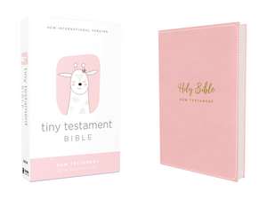 NIV, Tiny Testament Bible, New Testament, Leathersoft, Pink, Comfort Print de Zondervan