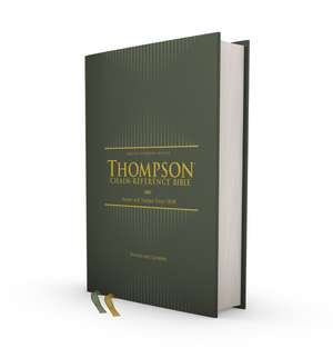 ESV, Thompson Chain-Reference Bible, Hardcover, Green, Red Letter de Dr. Frank Charles Thompson