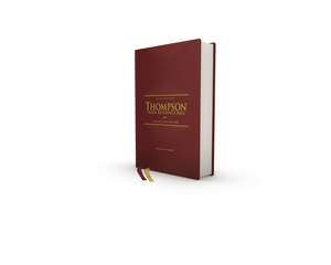 NKJV, Thompson Chain-Reference Bible, Hardcover, Red Letter, Comfort Print de Dr. Frank Charles Thompson