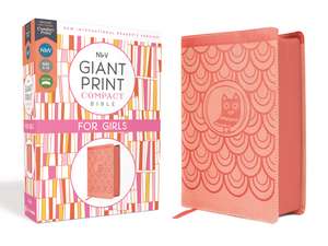 NIrV, Giant Print Compact Bible for Girls, Leathersoft, Peach, Comfort Print de Zondervan