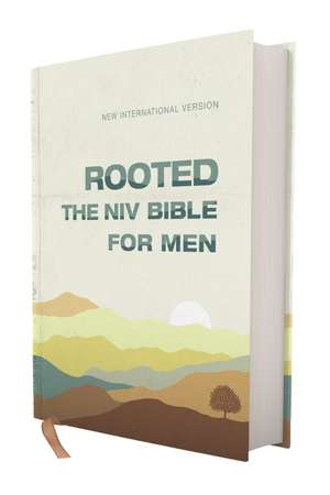 Rooted: The NIV Bible for Men, Hardcover, Cream, Comfort Print de Livingstone Corporation