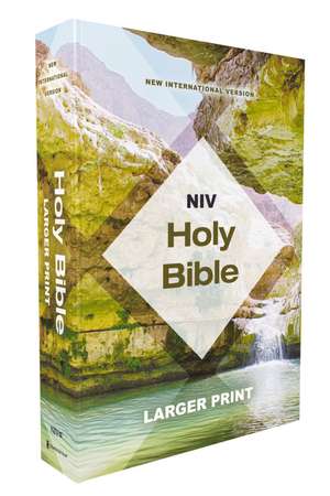 NIV, Holy Bible, Larger Print, Economy Edition, Paperback, Teal/Tan, Comfort Print de Zondervan