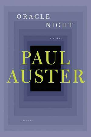 Oracle Night de Paul Auster