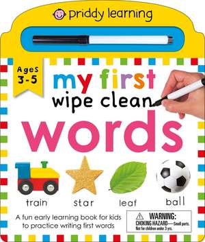 My First Wipe Clean Words (Priddy Smart) de Roger Priddy