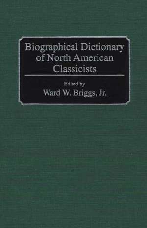 Biographical Dictionary of North American Classicists