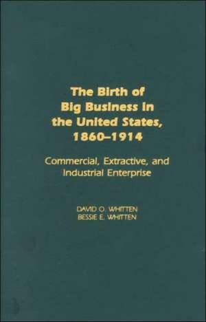 The Birth of Big Business in the United States, 1860-1914: Commercial, Extractive, and Industrial Enterprise de David O. Whitten