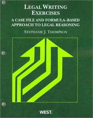 Legal Writing Exercises de Stephanie Thompson