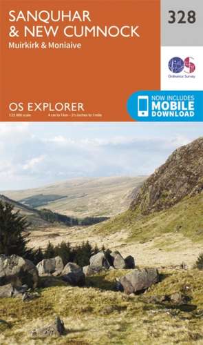 Sanquhar and New Cumnock de Ordnance Survey