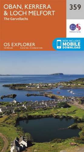 Oban, Kerrera and Loch Melfort de Ordnance Survey